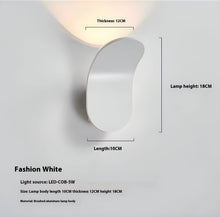Carica l'immagine nel visualizzatore di Gallery, Simple Led Wall Lamp Bedroom Bedside Lamp Corridor Aisle Light
