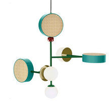 Carica l'immagine nel visualizzatore di Gallery, Colorful Creative Chandelier In The Restaurant
