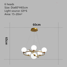 Carica l'immagine nel visualizzatore di Gallery, Modern Minimalist Children's Dining Room Personality Creative Fashion Chandelier

