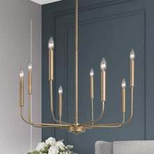 Carica l'immagine nel visualizzatore di Gallery, American Country Vintage Industrial Style Candle Chandelier
