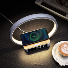 Carica l'immagine nel visualizzatore di Gallery, Bedside Mobile Phone 10W Three-in-one Wireless Charger Small Night Lamp
