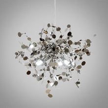 Carica l'immagine nel visualizzatore di Gallery, Nordic Minimalist Living Room Window Bar Tree Leaf Stainless Steel Chandelier
