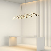 Carica l'immagine nel visualizzatore di Gallery, LED Chandeliers In Restaurants Are Modern Minimalist Creative And Stylish
