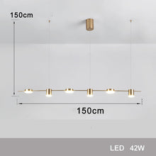 Carica l'immagine nel visualizzatore di Gallery, Lampada Lineare a LED – Design Nordico Minimal in Alluminio
