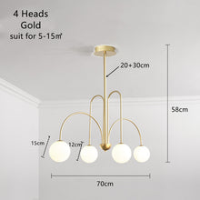 Carica l'immagine nel visualizzatore di Gallery, Nordic Living Room Lamp Modern Simple Dining
