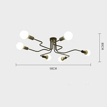 Carica l'immagine nel visualizzatore di Gallery, Iron Industrial Ceiling Lamp For Living Room
