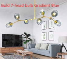 Carica l'immagine nel visualizzatore di Gallery, Nordic Designer Branch Molecular Chandelier Simple Modern Art Lamps
