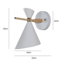 Carica l'immagine nel visualizzatore di Gallery, Wall Lamp Living Room And Hotel Guest Room Bedroom Bedside Aisle Iron Pink Home Decoration Lamps
