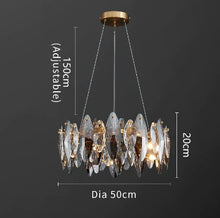Carica l'immagine nel visualizzatore di Gallery, Lampadario di Cristallo K9 – Lusso Moderno per Soggiorno e Hotel
