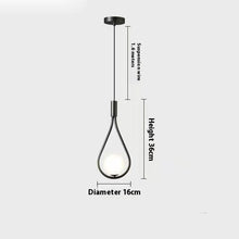Carica l'immagine nel visualizzatore di Gallery, Bedroom Bedside Simple Innovative Decoration Small Droplight
