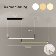 Carica l'immagine nel visualizzatore di Gallery, Office Minimalist Style Restaurant Line Chandelier
