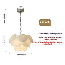Carica l'immagine nel visualizzatore di Gallery, Modern French Simplicity Glass Pine Ceiling Light
