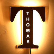 Carica l'immagine nel visualizzatore di Gallery, Personalized Custom Letter Lamp English Name Lamp
