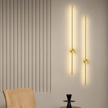Carica l'immagine nel visualizzatore di Gallery, Rotatable Minimalist Strip Wall Lamp Simple Modern Living Room Wall Light Bulb
