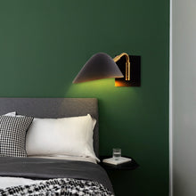 Carica l'immagine nel visualizzatore di Gallery, Bedside Table Study Intelligent Double-headed Wall Lamp Modern Living Room Bedroom Long Arm Single Head Lamp
