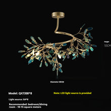 Carica l&#39;immagine nel visualizzatore di Gallery, Nordic Modern Minimalist Natural Agate Ceiling Light
