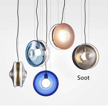 Carica l'immagine nel visualizzatore di Gallery, Lampadario Nordic Macaron in Vetro Artistico
