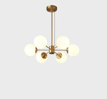 Carica l'immagine nel visualizzatore di Gallery, Lampadario Nordico a Sfere in Vetro – Eleganza Moderna per il Living
