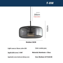 Carica l'immagine nel visualizzatore di Gallery, Italian Minimalist Bedside Lamp Bedroom Dining Room
