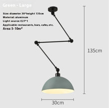 Carica l'immagine nel visualizzatore di Gallery, Simple And Adjustable Lamp Creative Dining Room Bedroom Collapsible Chandelier
