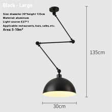 Carica l'immagine nel visualizzatore di Gallery, Simple And Adjustable Lamp Creative Dining Room Bedroom Collapsible Chandelier
