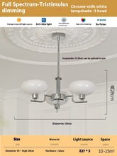 Carica l'immagine nel visualizzatore di Gallery, Living Room Chandelier Retro Cream Bedroom Dining Room Lamps
