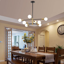 Carica l'immagine nel visualizzatore di Gallery, Lampadario Nordico a Sfere LED – Design Minimal per Sala da Pranzo
