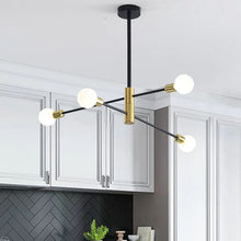 Carica l'immagine nel visualizzatore di Gallery, Lampadario Nordico a Sfere LED – Design Minimal per Sala da Pranzo
