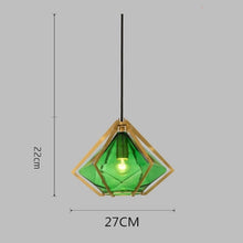 Carica l'immagine nel visualizzatore di Gallery, Postmodern Stained Glass Dining Room Chandelier
