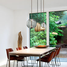 Carica l'immagine nel visualizzatore di Gallery, Modern Minimalist Living Room Bar Creative Single Head Glass Chandelier
