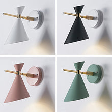 Carica l'immagine nel visualizzatore di Gallery, Wall Lamp Living Room And Hotel Guest Room Bedroom Bedside Aisle Iron Pink Home Decoration Lamps
