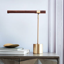 Carica l'immagine nel visualizzatore di Gallery, Nordic Creative Simple Wood Grain Desk Lamp
