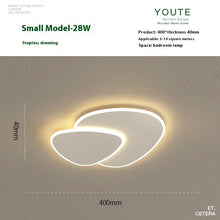 Carica l'immagine nel visualizzatore di Gallery, Lampada da Soffitto Moderna – Design Triangolare Morbido per Camera da Letto
