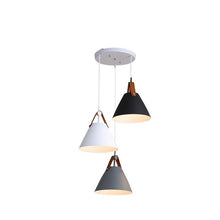 Carica l'immagine nel visualizzatore di Gallery, Nordic Dining Room Chandelier Creative Art Simple Personality Macaron Bedroom Bar Lamp
