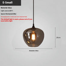 Carica l'immagine nel visualizzatore di Gallery, Modern Restaurant Ideas Personality Glass Lamp
