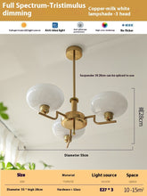 Carica l'immagine nel visualizzatore di Gallery, Living Room Chandelier Retro Cream Bedroom Dining Room Lamps
