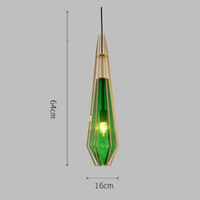 Carica l'immagine nel visualizzatore di Gallery, Postmodern Stained Glass Dining Room Chandelier
