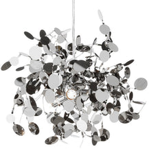 Carica l'immagine nel visualizzatore di Gallery, Nordic Minimalist Living Room Window Bar Tree Leaf Stainless Steel Chandelier
