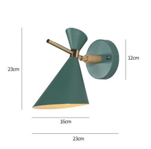 Carica l'immagine nel visualizzatore di Gallery, Wall Lamp Living Room And Hotel Guest Room Bedroom Bedside Aisle Iron Pink Home Decoration Lamps
