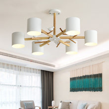 Carica l'immagine nel visualizzatore di Gallery, Nordic Style Modern Solid Wood Hall Dining Room Lamp
