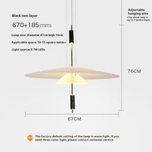 Carica l'immagine nel visualizzatore di Gallery, Modern Minimalist Chandelier Nordic Style Restaurant Acrylic
