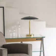 Carica l'immagine nel visualizzatore di Gallery, Mushroom Wrought Iron Simple Bedroom Bedside Lamp Metal Table Lamp
