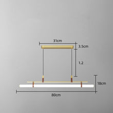 Carica l'immagine nel visualizzatore di Gallery, One Line Hanging Lamp For Restaurant Bar Counter
