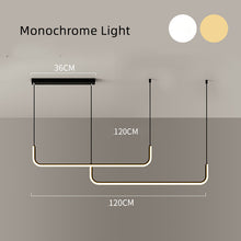 Carica l'immagine nel visualizzatore di Gallery, Office Minimalist Style Restaurant Line Chandelier
