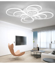 Carica l'immagine nel visualizzatore di Gallery, Lampada da soffitto a LED semplice con atmosfera anulare
