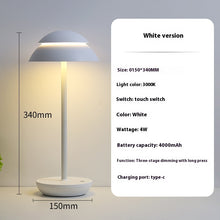 Carica l'immagine nel visualizzatore di Gallery, Lampada da Tavolo Ricaricabile “Sand Painting” – Design Moderno in Nero, Oro o Bianco
