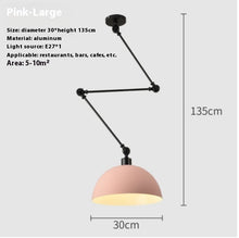 Carica l'immagine nel visualizzatore di Gallery, Simple And Adjustable Lamp Creative Dining Room Bedroom Collapsible Chandelier
