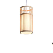 Carica l'immagine nel visualizzatore di Gallery, Bamboo Chandelier Chinese Restaurant Hotel Homestay Bedroom Balcony Lantern Rice Lamp
