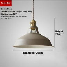 Carica l'immagine nel visualizzatore di Gallery, Nordic Single Head Restaurant Chandelier Table Bar
