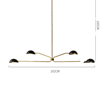 Carica l'immagine nel visualizzatore di Gallery, American Minimalist Full Copper Creative Fashion Chandelier
